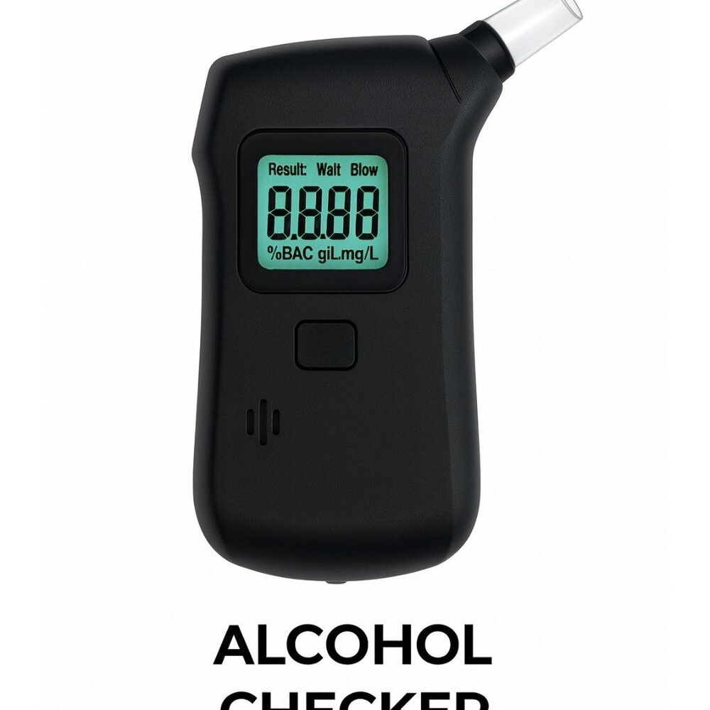 Alcohol Breath Tester – Open Box, Like New – LCD Digital Display Breathalyzer